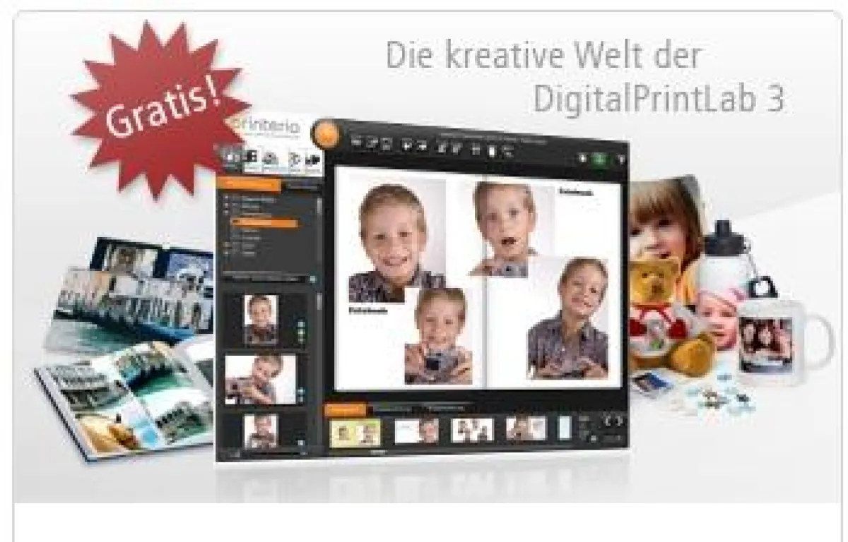 Erstellen Sie unzählige Fotogeschenke am eigenen PC. Einfach, persönlich, individuell.