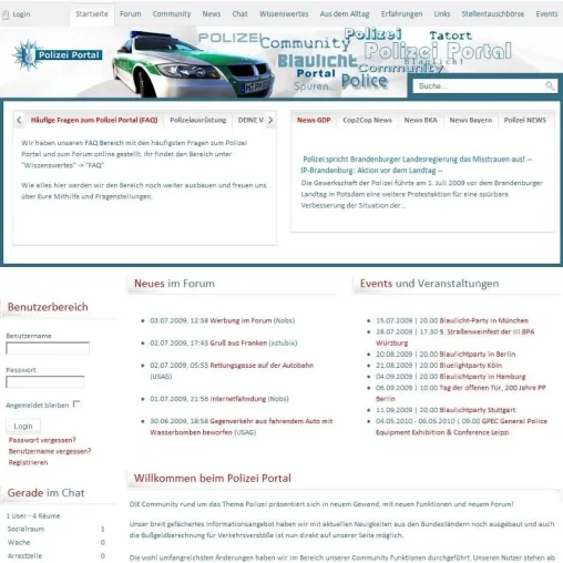 Bild: Alles was Recht ist - Polizei-Portal ist mit neuem Forum und verbesserten Funktionen ins Netz gegangen