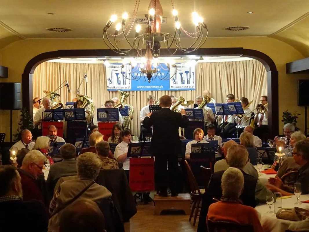 Die Möhnsener Musikanten beim Frühjahrskonzert im letzten Jahr