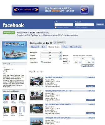 Best-Boats24 stellt Händler-App für Facebook vor Bild: Best-Boats24 stellt Händler-App für Facebook vor
