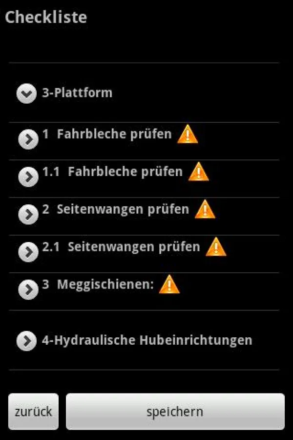Wartungs-Checklisten einfach und bequem ausfüllen