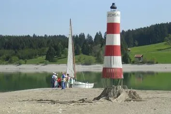 Bild: Zum höchst gelegenen Leuchtturm in Deutschland