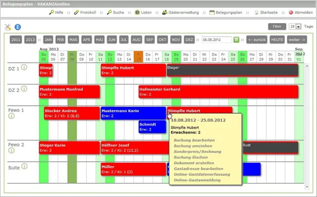 Bild: VAKANZAonline 2.0 - Hotelprogramm, Hotelsoftware der neuen Generation