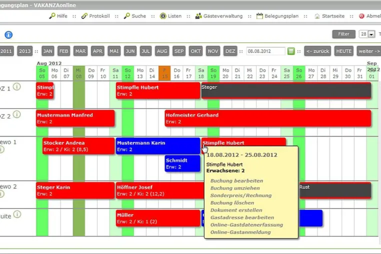 Bild: VAKANZAonline 2.0 - Hotelprogramm, Hotelsoftware der neuen Generation