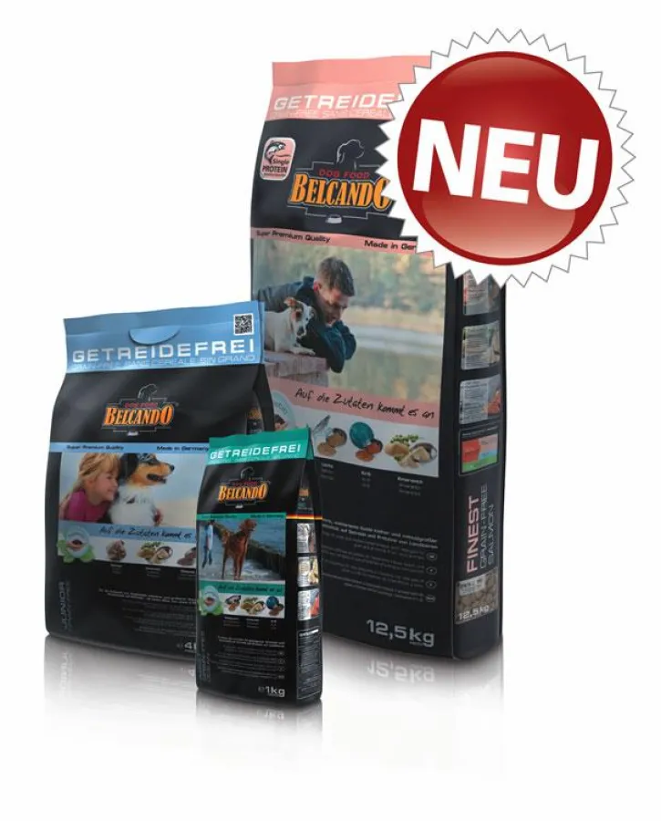 Die drei neuen BELCANDO-Grain-Free Sorten