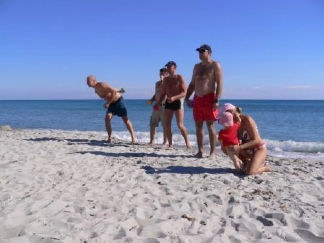 Freizeit am Strand von Budoni