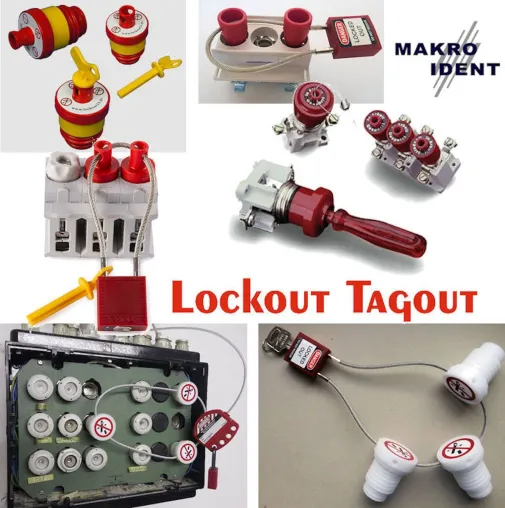 Lockout Industrie-Sperrkappen für das Absichern von Stromkreisen Bild: Lockout Industrie-Sperrkappen für das Absichern von Stromkreisen