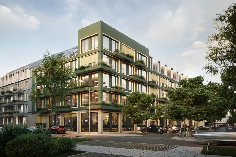 Bild: „Hybridbauten aus Holz werden eine große Zukunft  im europäischen Städtebau haben“ 