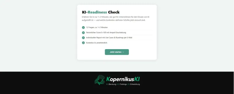 Bild: KI-Readiness Check: Mittelständler messen ihren KI-Reifegrad in 2 Minuten