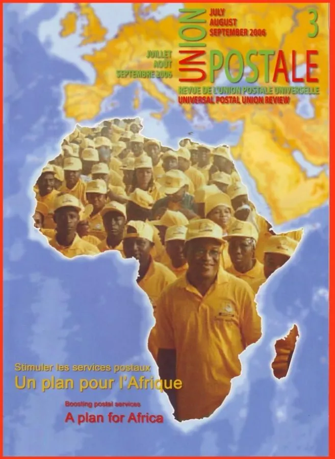 Titelseite der Hauptausgabe der Zeitschrift Union Postale