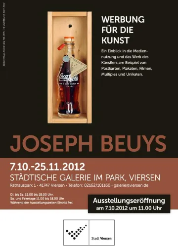 Joseph Beuys: Werbung für die Kunst Bild: Joseph Beuys: Werbung für die Kunst