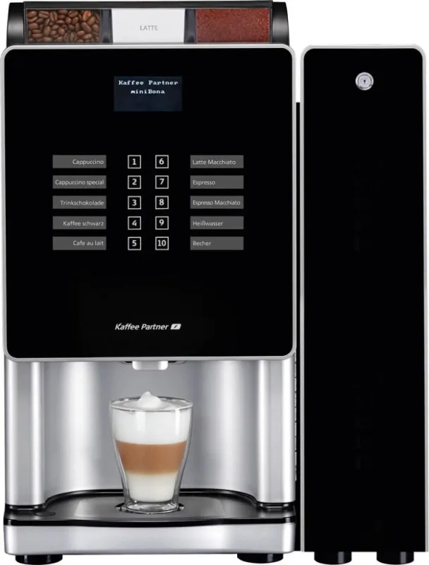 Der Kaffee Partner miniBona mit Frischmilchmodul