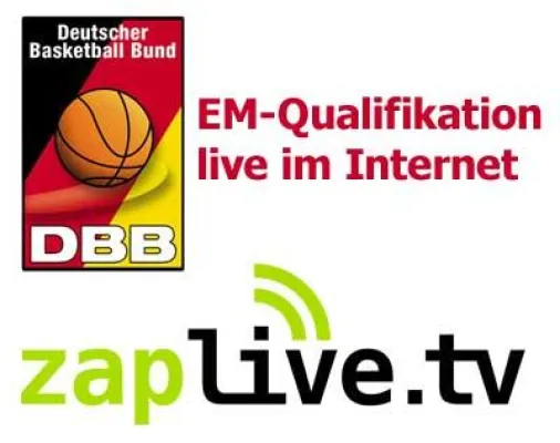 Bild: Heimspiel in der EM-Qualifikation der Basketball Damen-Nationalmannschaft wieder live bei zaplive.tv
