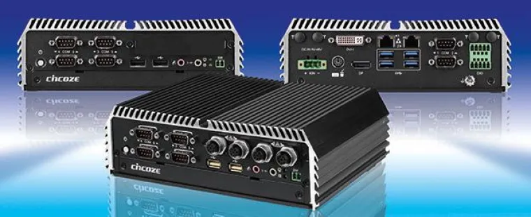 Bild: Kompakter lüfterfreier Box-PC mit Skylake CPU arbeitet von -25°C bis 70°C!