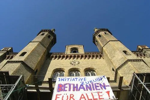 Bild: Bethanien - Spektakuläre Missachtung basisdemokratischer Instrumente durch den Bezirk Friedrichshain-Kreuzberg