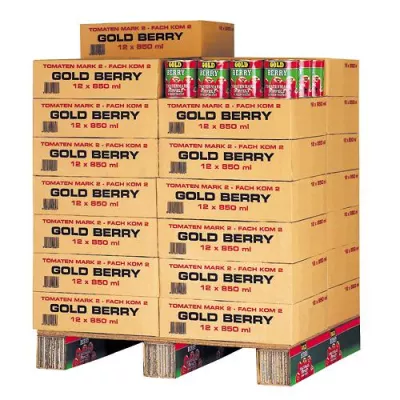 Bild: Palettenkufen aus Wellpappe als Alternative zu schweren Holzpaletten