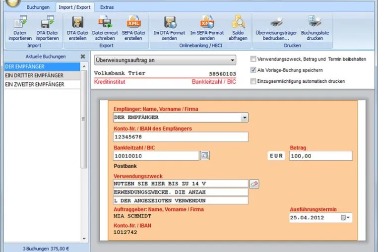 JAM Software: Update für DTA-Überweisung Bild: JAM Software: Update für DTA-Überweisung