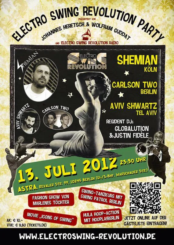 Electro Swing Revolution-Party am 13.07.2012