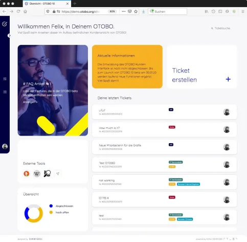 Rother OSS veröffentlicht OTOBO 10 beta – neuer Open Source Helpdesk auf Basis der ((OTRS)) Community Edition Bild: Rother OSS veröffentlicht OTOBO 10 beta – neuer Open Source Helpdesk auf Basis der ((OTRS)) Community Edition