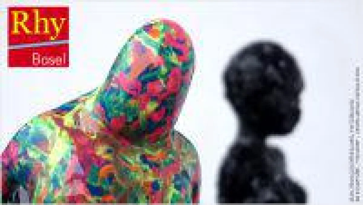 Banner Rhy Art Basel - Performance Reveillard und Suguro Ito