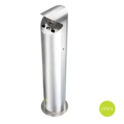 Bild: Entsorgungslösungen für Zigaretten für den Aussenbereich Cibins® stellt die neue Produktlinie Cibins360 vor