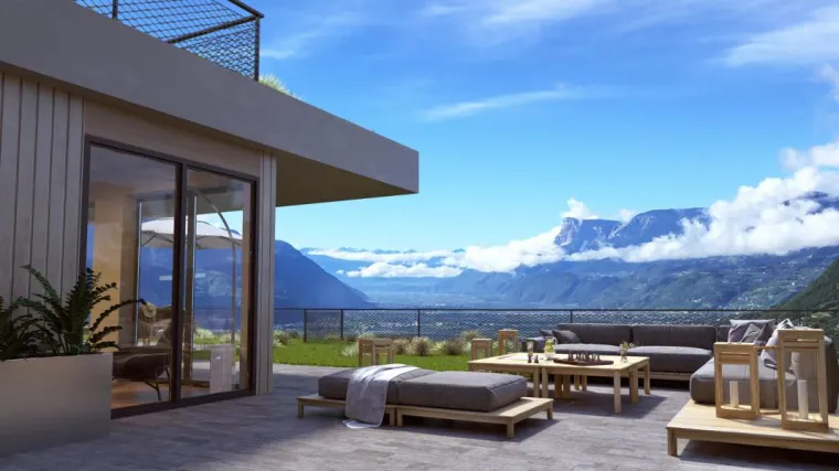 Privater Raum hoch über Meran Bild: Privater Raum hoch über Meran