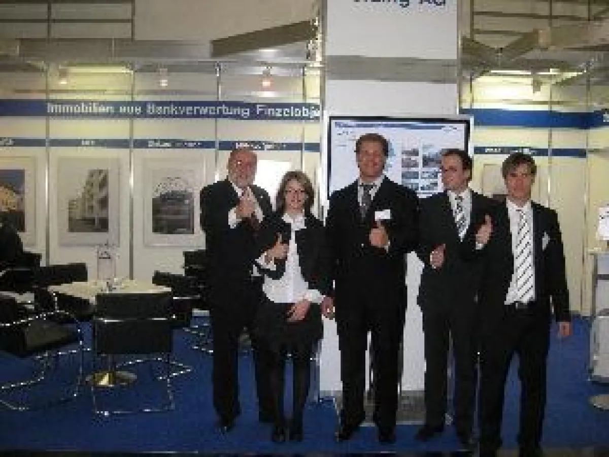 Das fairvesta Erfolgsteam - hier auf der expo real in München