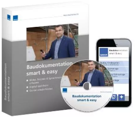 Bild: Schlanke und unkomplizierte Software aus dem Hause WEKA MEDIA: Baudokumentation smart & easy