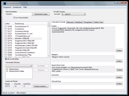 Bild: RS Backwaren Etikettendruck