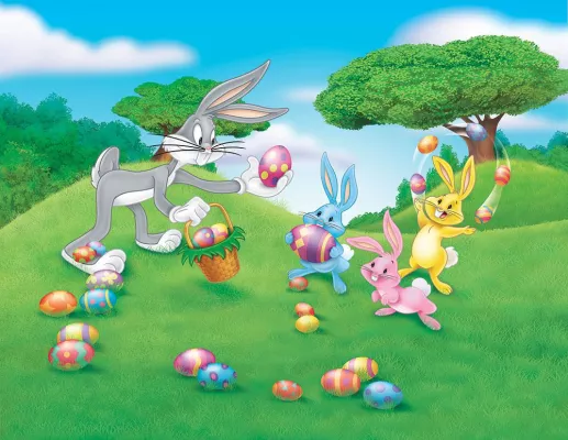 Bild: Ostern steht vor der Tür und Bugs Bunny ist in den Startlöchern