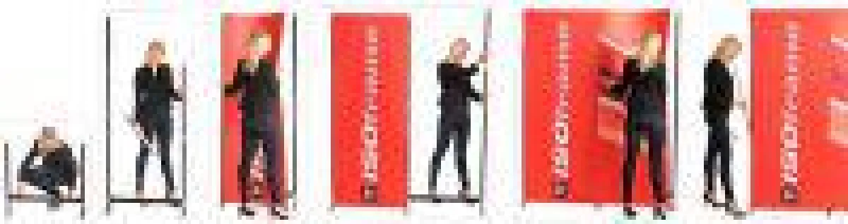 Iso Frame Messedisplay, erweiterbare Messewand