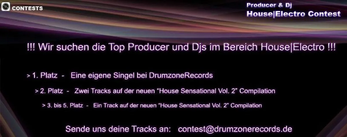 Contest für House&Electro Producer
