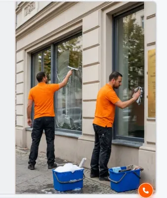 Bild: Entlastungsbetrag Pflegekasse: Fensterreinigung in Berlin rechnet nach §45b SGB XI ab