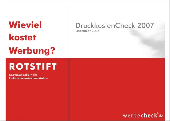 Bild: Online-Druckereien und Druckkosten auf dem Prüfstand: Der große unabhängige Preisvergleich von WerbeCheck.de