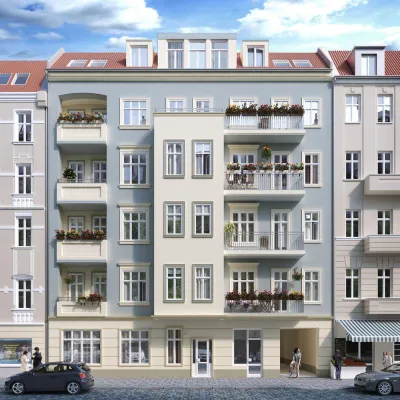 Bild: Richtfest in der Kopenhagener Straße: Berlin bleibt in Bewegung