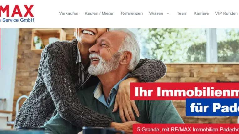 RE/MAX Immobilien - Ihr zuverlässiger Immobilienmakler in Paderborn Bild: RE/MAX Immobilien - Ihr zuverlässiger Immobilienmakler in Paderborn