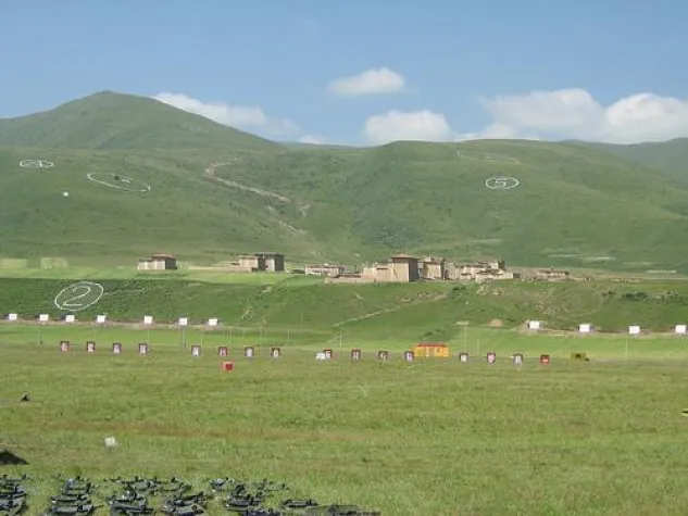 Bild: Frauen in Ngaba durch Schüsse verletzt