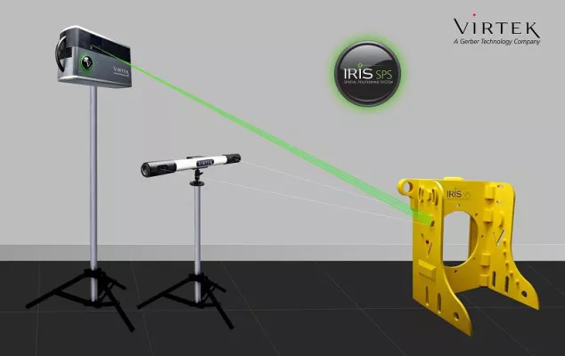 Bild: Virtek stellt preisgekröntes Iris Spatial Positioning und das Inspektionssystem LaserQC auf der EMO vor