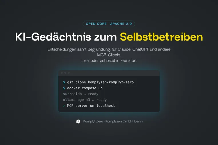 Bild: KI-Gedächtnis zum Selbstbetreiben: Open-Core-Engine aus Berlin für Claude, ChatGPT und Co.