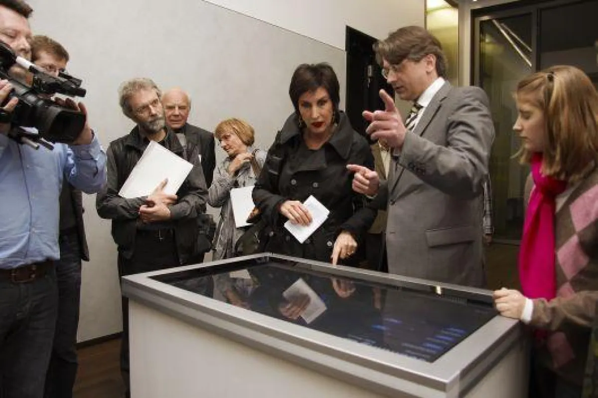 Hortensia Völckers, Künstlerische Direktorin der Kulturstiftung des Bundes, bei der Projektpräsentation im Bundesrat, Foto: Swen Gottschall