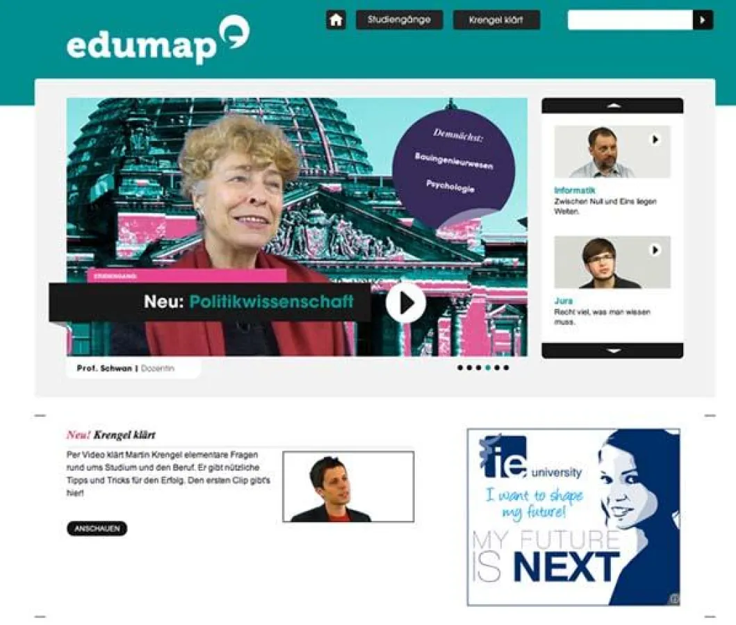 Gesine Schwan auf edumap.de ©edumap