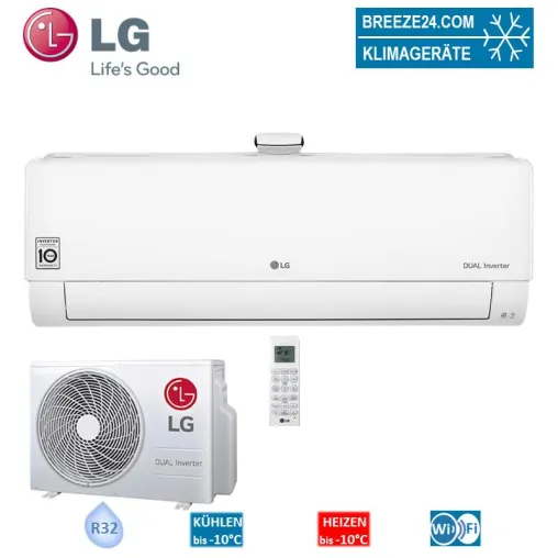 Bild: Klimaanlagen-Set von LG AP12RT.NSJ Wandgerät Deluxe Air Purification + AP12RT.UA3 R32 3,5 kW