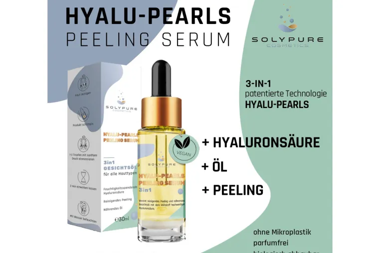 Bild: Aufatmen dank SolyPure Cosmetics™: Mehr wohltuende Hyaluronsäure für jeden Hauttyp, weniger schädliches Plastik für die Meere