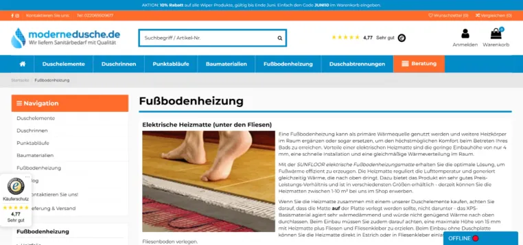 Bild: Wie effizient ist Unterbodenheizung?