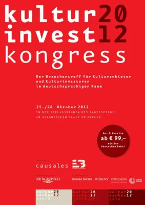 Bild: Der KulturInvest-Kongress 2012 veröffentlicht sein Programm