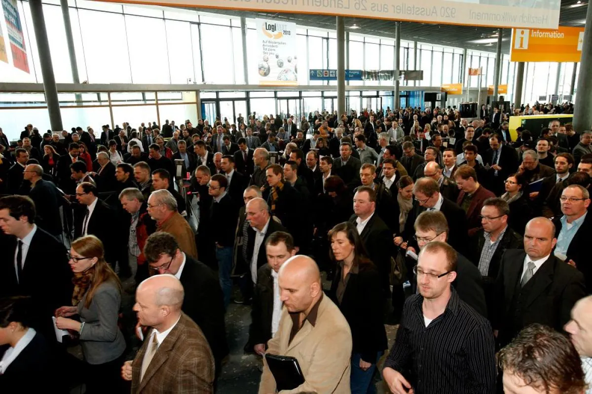 Großer Andrang herrschte schon zur LogiMAT 2012. Dieser soll 2013 noch übertroffen werden. Bild: Lo