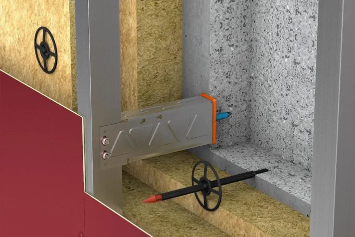 Bild: CROSSFIX® – Das VHF-Unterkonstruktionssystem aus Edelstahl für maximale Flexibilität in der Montage