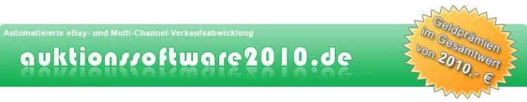 Bild: Auktionssoftware2010.de prämiert innovative Online-Händler