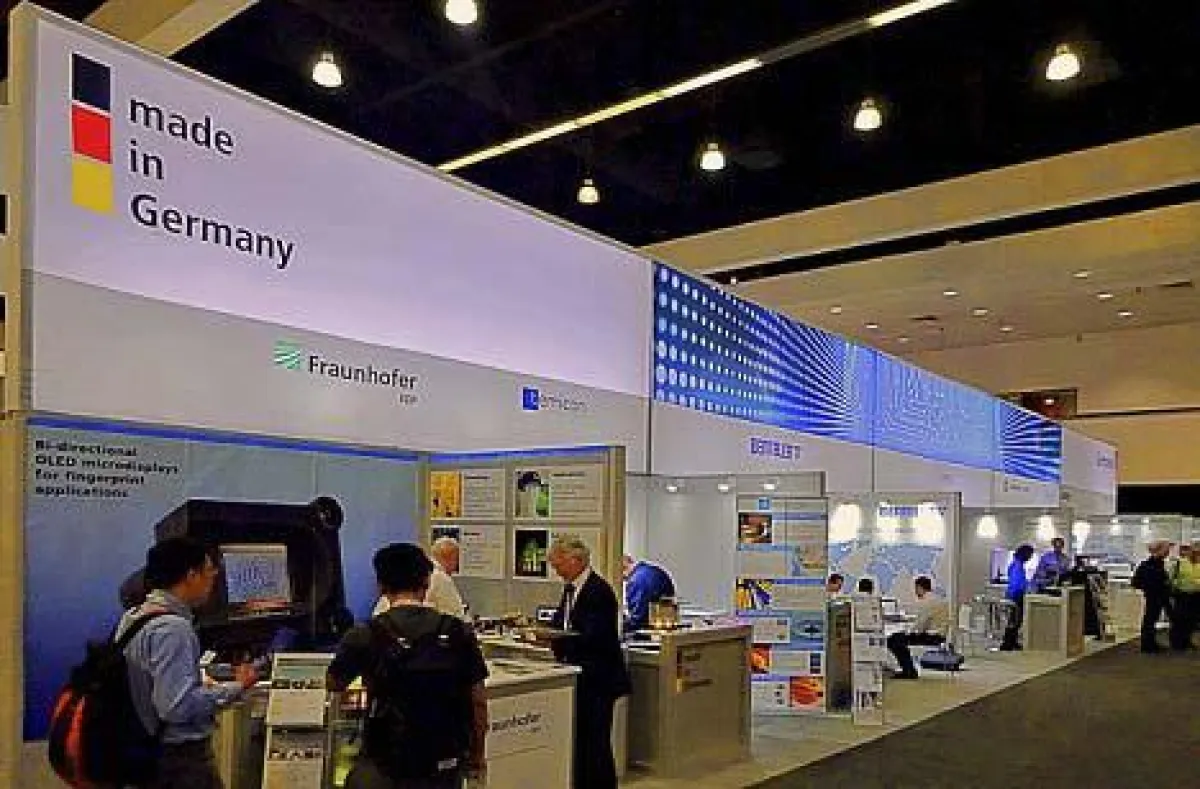 Der German Pavillon auf der Display Week 2017 (c) Deutsches Flachdisplay-Forum e.V.