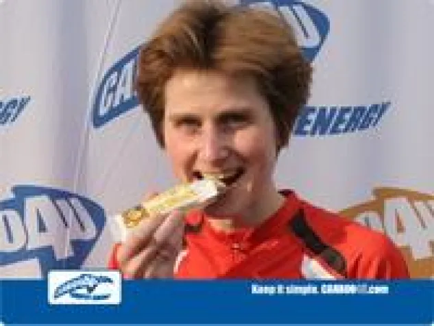 Bild: Fotoshooting mit Sonja Oberem und dem neuen Carboo4U Bio Riegel